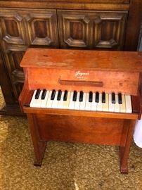Jaymar wood children's piano.