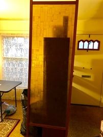 Mid Century Modern 1960's single panel tension room divider.