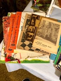 All types of ephemera.