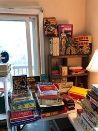 Classic family board games, puzzles and educational toys.