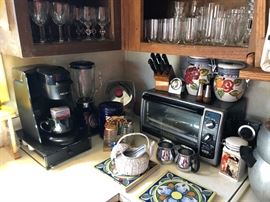 Modern & vintage appliances.