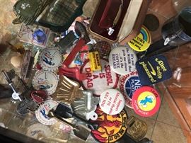 Old patches and buttons.