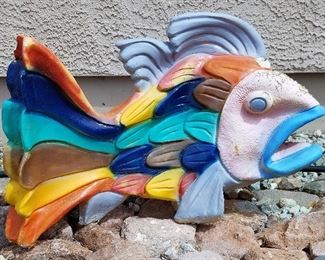 COLORFUL FISH FOR YOUR YARD OR INDOORS.