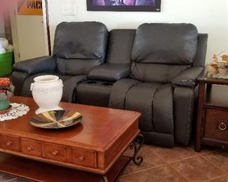 Like New Electric La-z-boy double seats with console for plug ins.