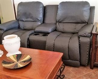 Electric La-z-boy double seats with middle console that opens up to plug in phone etc...