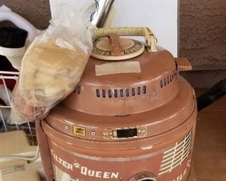 Refurbished Queen canister vacuum. Works great!