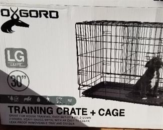 Pet cages and carriers for sale.