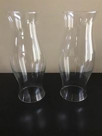 Pair of Hurricane Glass Shades https://ctbids.com/#!/description/share/143289
