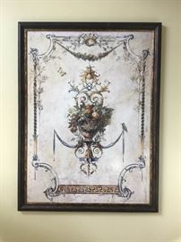 Large framed decorative wall art https://ctbids.com/#!/description/share/143298