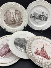 Lucille S Piper Fountain Square and other Collector Plates     https://ctbids.com/#!/description/share/143326