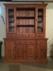 Two-piece pine Hooker cabinet https://ctbids.com/#!/description/share/143360