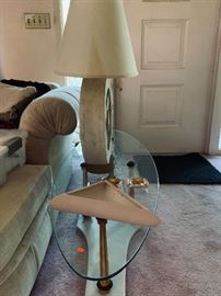 Vintage Glass Surfboard Table