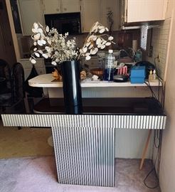 Gold and Black Console/Sofa Table