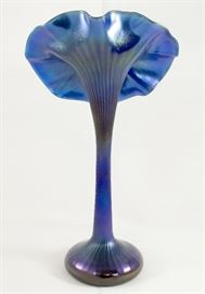 Louis Comfort Tiffany glass signed 