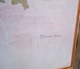 Florence Brown Eden. Oil.