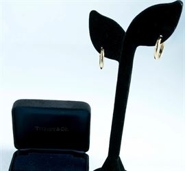 Tiffany & Co Gold earrings.