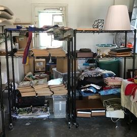 Vintage Tennis magazines, linens and miscellaneous 