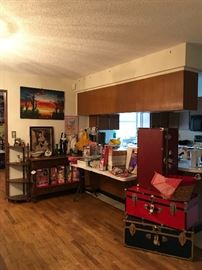 Fabulous Seward trunks in red, wine and navy