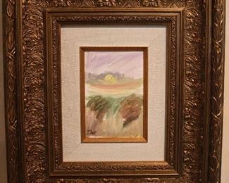 Pair signed oil
