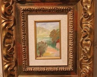 Pair signed oil