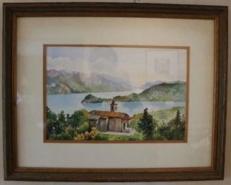 signed watercolor