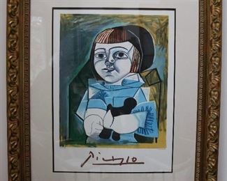 Picasso Limited ed. offset lithograph