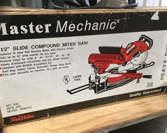 Master Mechanic  8-1/2 " slide compound miter saw
