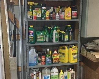 Gardening products. Antifreeze. Motor oil
