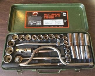 Buffalo 34 piece socket wrench set