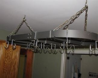 HD Heavy Duty cast iron pot  / pan hanging rack. 
