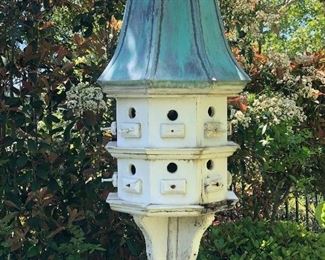 Large Bird House w copper roof