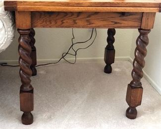 Antique barley twist table 