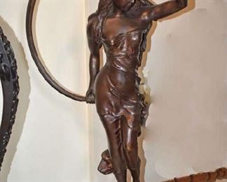 Large Diuir Don Bronze Art Nouveau Statue