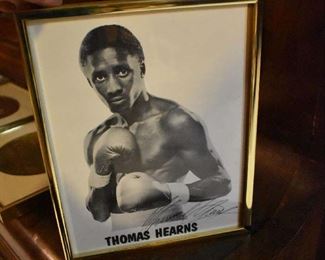 Thomas Hearns Signed Picture