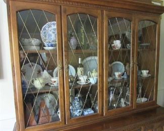 China Cabinet and Wedgewood Dining Area  