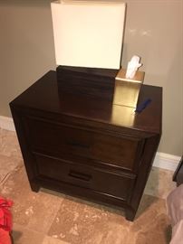 MODERN BROWN AND BLACK KING SIZE BEDROOM SET
BED-( 86”L x 79”W x 56”H)
LONG DRESSER-(56”L x 17.5”D x 42”H)
TALL DRESSER-(38”L x 17.5”D x 54”H)
2 NIGHTSTAND-(28”L x 17.5”D x 28”H)