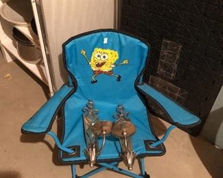Sponge bob children’s chair, sconces