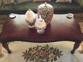 Coffee table, has matching end tables