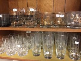 Bar glass sets.