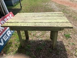 Wonderful primitive table