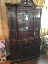 antique china cabinet  45 x 78 x 16