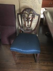antique dining chairs - 2 arms chairs and 4 side chairs