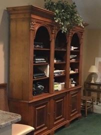 90 " height, 85" width, 19" deep