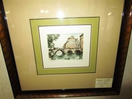 Signed Print by Swiss Artist Linck