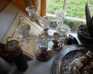 Sterling-based candelabras