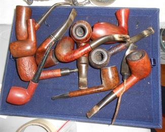 Estate Pipe collection - England, Ireland, Italy, H. Simmons - some smooth finished and some carved