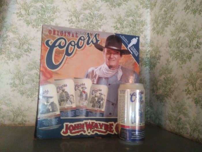 John Wayne Original Coors Beer Cans