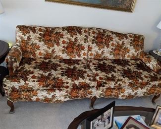 $50   Floral sofa