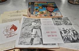Roy Rogers Plus Vintage Paper + Autograph