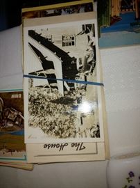 Old photos and postcards.